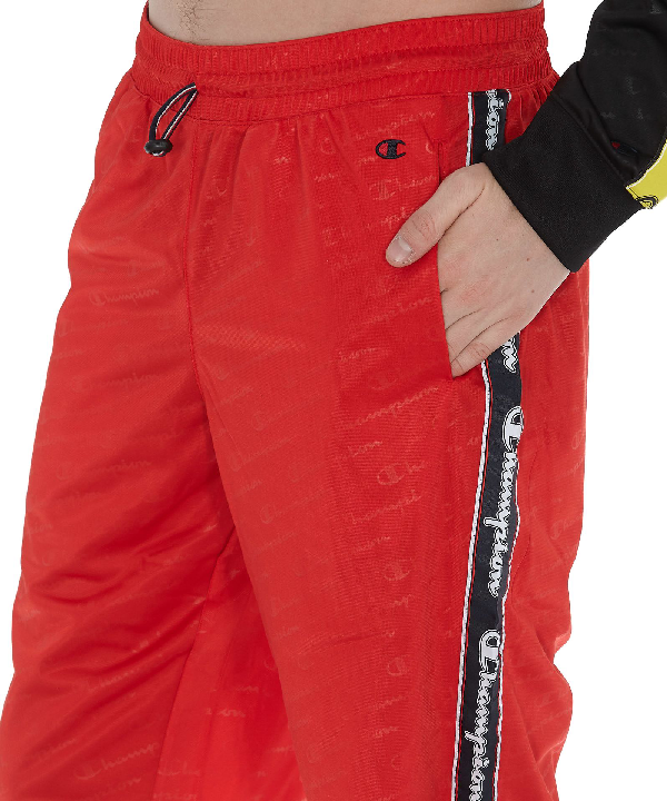 red champion sweat shorts