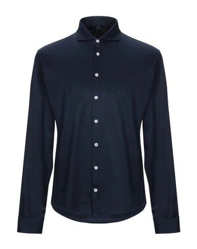 Barba Napoli Shirts In Dark Blue