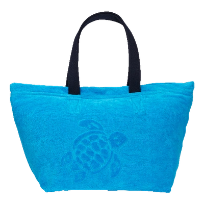 Vilebrequin Unisex Large Beach Bag Solid In Blue