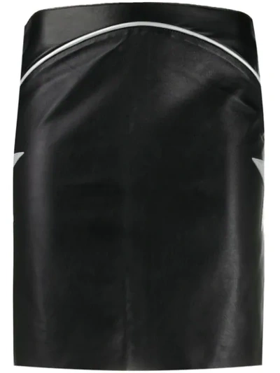 Jessie Western Star Patch Mini Skirt In Black