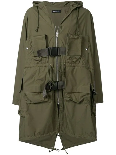 Undercover Hooded Raincoat - Green