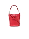 Tod's Double T Bucket Bag In Red