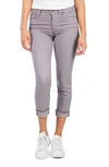 Kut From The Kloth Amy Crop Straight Leg Jeans In Light Grey
