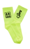 Off-white Medium Sport Socks In Yellow