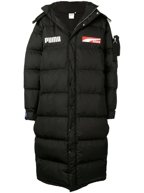 puma x ader error long puffer jacket