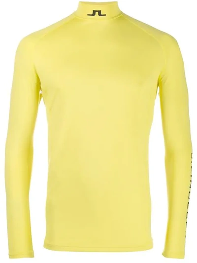 J. Lindeberg J.lindeberg Aello Soft Compression Shirt - Yellow