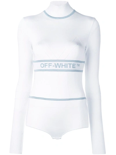 Off-white Athletic Logo Bodysuit In White