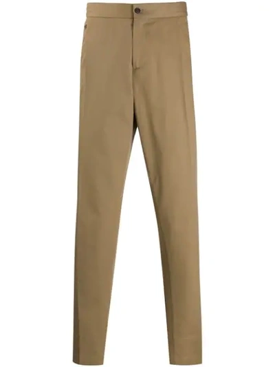 Ferragamo Tapered Trousers In Neutrals