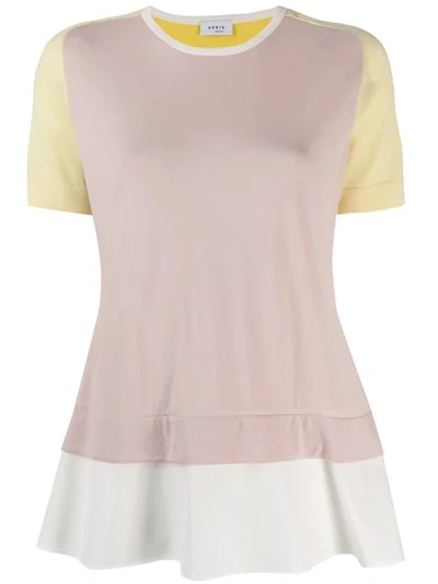 Akris Punto Layered T-shirt In Pink