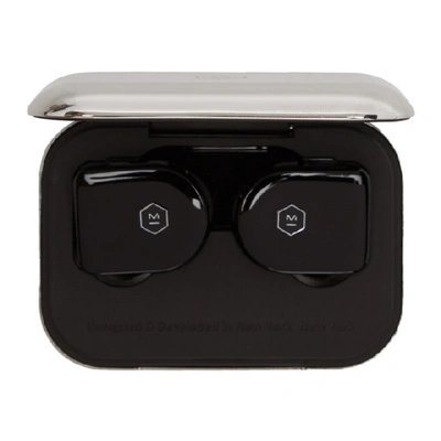 Master & Dynamic Master And Dynamic Black Mw07 True Wireless Earphones In Pianoblack