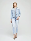 L Agence Janelle Jacket In Marble