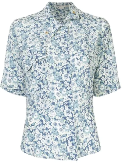 Stella Mccartney Short Sleeved Floral Shirt