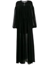 Philosophy Di Lorenzo Serafini Balloon Sleeve Maxi Dress - Black