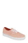 Vans 'authentic' Sneaker In Chambray Carnelian/ True White