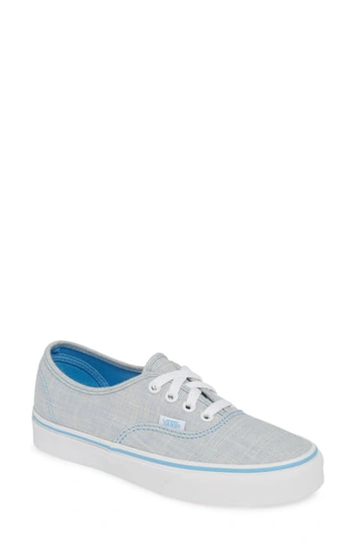 Vans 'authentic' Sneaker In Alaskan Blue/ True White