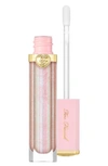 Too Faced Rich & Dazzling High Shine Sparkling Lip Gloss In Pants Off Dance Off