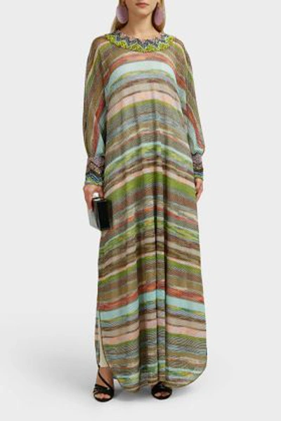 Missoni Striped Oversized Maxi Kaftan In Stripes