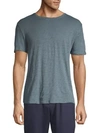 Atm Anthony Thomas Melillo Slub Cotton Crewneck Tee In Storm