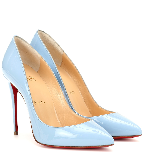Christian Louboutin Pigalle Follies Patent Leather Pumps In Blue | ModeSens