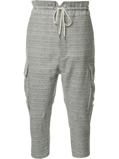 Vivienne Westwood Cropped Utility Trousers In Grey