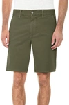 Joe's Jeans Brixton Trim Fit Straight Leg Shorts In Olive Tree