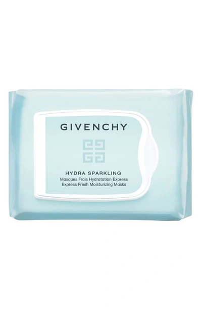 Givenchy Hydra Sparkling Express Fresh Moisturizing Masks (14 Count) In White