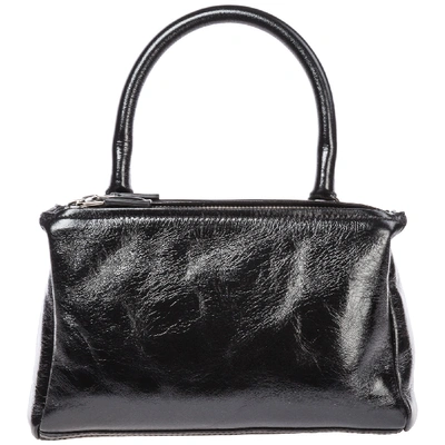 Givenchy Women's Leather Handbag Shopping Bag Purse Pandora Small In Black