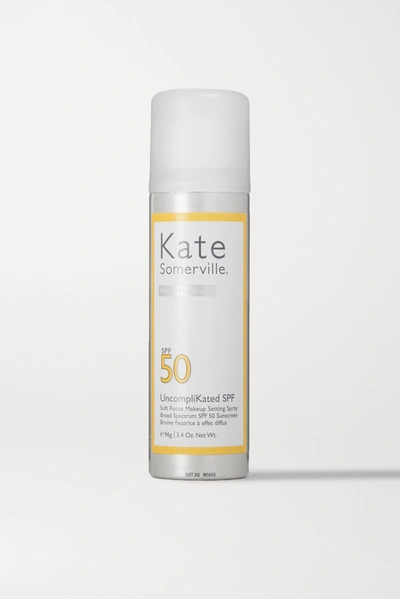 Kate Somerville Uncomplikated Soft Focus Makeup Setting Spray Spf50, 96g - One Size In Colorless