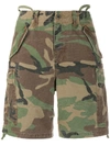 Polo Ralph Lauren Cargo-shorts Mit Camouflage-print - Grün In Green