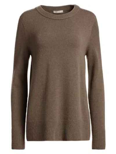 The Row Sibina Wool & Cashmere Knit Sweater In Derby Grey