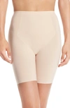 Spanx Women's Plus Size Thinstincts Mid-thigh Short 10005p In Soft Nude