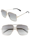 Givenchy Men's Brow Bar Aviator Sunglasses, 69mm In Gold