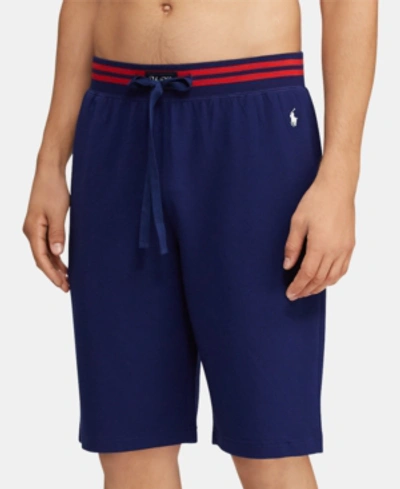 Polo Ralph Lauren Mini-terry Loungewear Shorts In Fall Royal