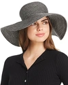 Aqua Two-tone Packable Floppy Sun Hat - 100% Exclusive In Gray/black