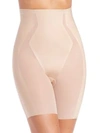 Spanx Women's Thinstincts Plus Size Thinstincts High-waisted Mid-thigh Short 10006p In Soft Nude- Nude