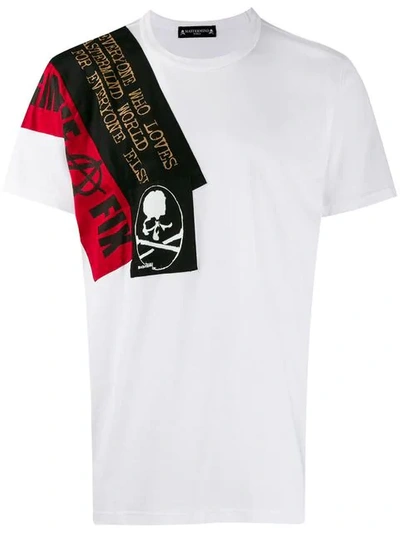 Mastermind Japan Mastermind World Skull Print T-shirt - White