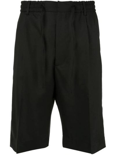 Cmmn Swdn Jayson Drawstring Shorts In Black