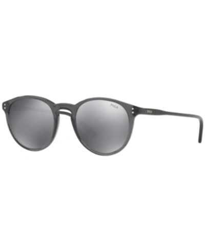 Polo Ralph Lauren Sunglasses, Ph4110 In Grey Mirror Flash