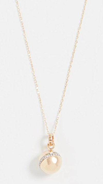 Adina Reyter 14k Pave Orbit Necklace In Gold