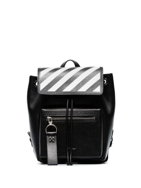 leather black mini backpack