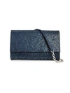 Judith Leiber Fizzoni Full-beaded Clutch Bag In Blue Navy