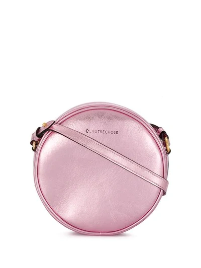 L'autre Chose Round Cross Body Bag In Pink