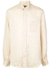 Gitman Vintage Button Down Shirt In Brown