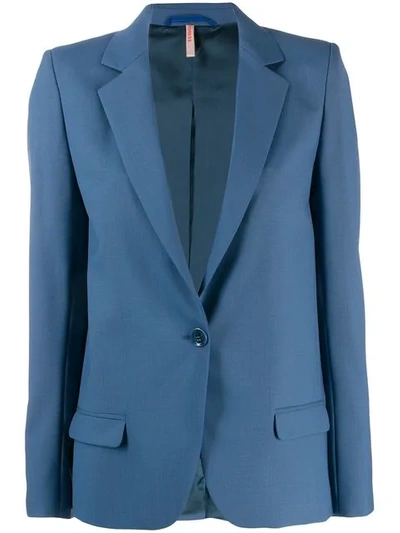 Indress Classic Fitted Blazer In Blue
