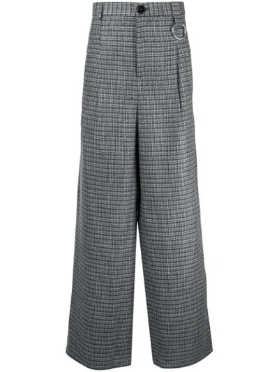 Necessity Sense Dobby Wide Trousers In Blue