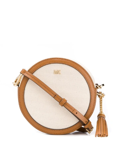 Michael Michael Kors Circle Crossbody Bag - Neutrals