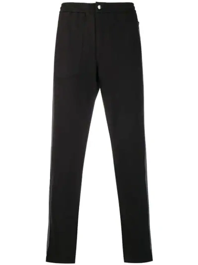 Michael Kors Straight-leg Track Trousers In Black