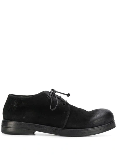 Marsèll Distressed Lace-up Shoes In Black