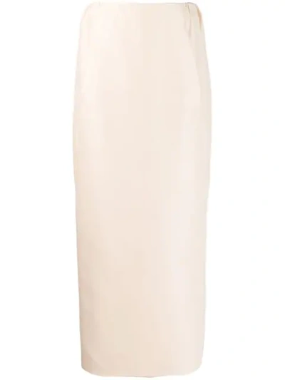The Row High-waisted Skirt In Pink
