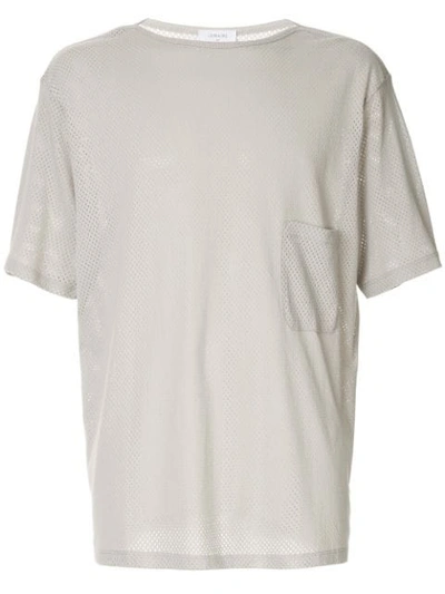 Lemaire Short Sleeve T-shirt In Grey